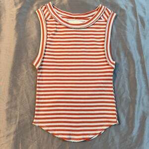 We The Free striped ribbed tank top